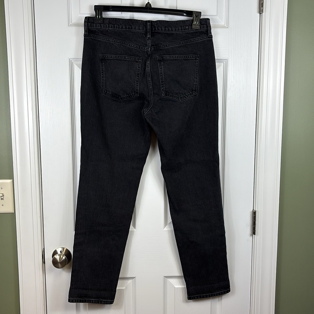 Boden girlfriend jeans washed black sz 30 - Picture 10 of 12